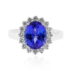 Anillo en oro con Tanzanita AAA (CIRARI)