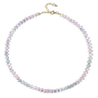 Collar en plata con Berilo fantasía (Riya)