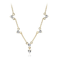 Collar en plata con Topacio blanco