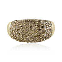 Anillo en oro con Diamante champán I2 (de Melo)