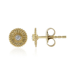 Pendientes en oro con Diamante IF (G)  (de Melo)