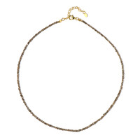 Collar en plata con Diamante champán