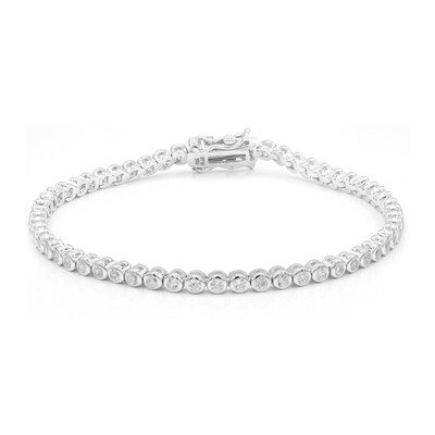 Brazalete en plata con Zircón