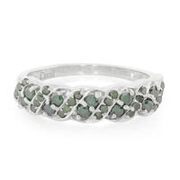 Anillo en plata con Diamante fantasía