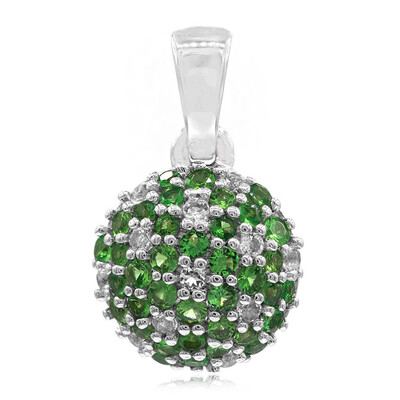 Colgante en plata con Tsavorita