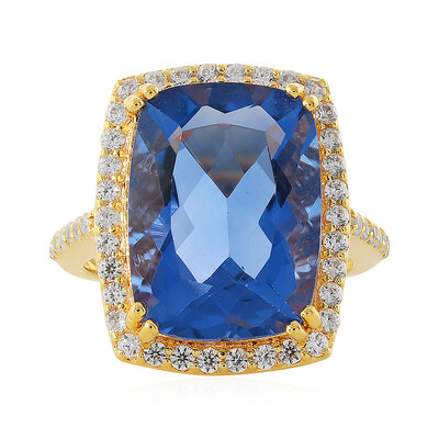 Anillo en plata con Fluorita de color cambiante