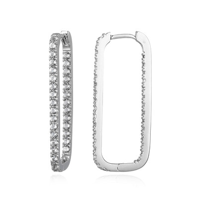 Pendientes en plata con Zircón