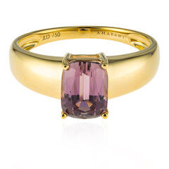 Anillo en oro con Diáspora rosa (AMAYANI)