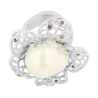 Anillo en plata con Perla Freshwater
