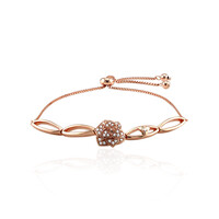 Brazalete en plata con Morganita