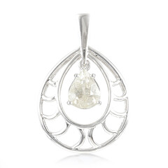Colgante en plata con Turmalina cuprífera