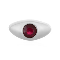 Anillo en plata con Rubí de Madagascar