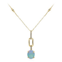 Collar en oro con Ópalo Welo AAA (CIRARI)