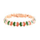 Brazalete en plata con Ópalo de Welo (Adela Silber)