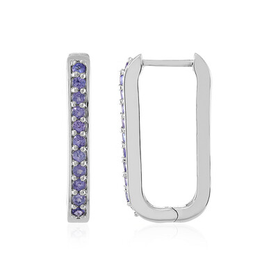 Pendientes en plata con Tanzanita