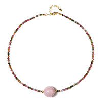Collar en plata con Morganita