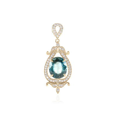 Colgante en oro con Zircón de Ratanak Kirí
