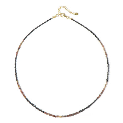 Collar en plata con Diamante negro
