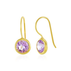 Pendientes en plata con Amatista Rosa de Francia