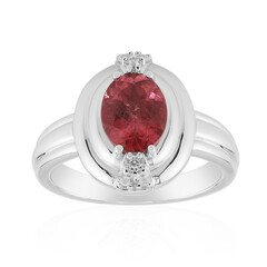 Anillo en plata con Turmalina rosa de Brasil (Remy Rotenier)