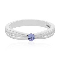 Anillo en plata con Tanzanita
