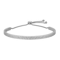 Brazalete en plata con Zircón