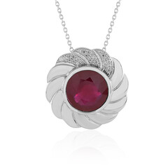 Collar en plata con Rubí de Madagascar (de Melo)
