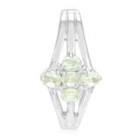 Colgante en plata con Turmalina cuprífera