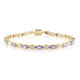 Brazalete en plata con Tanzanita
