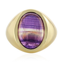 Anillo en plata con Fluorita