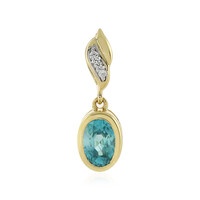 Colgante en oro con Zircón de Ratanak Kirí (La Revelle)