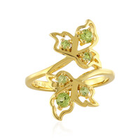 Anillo en plata con Peridoto