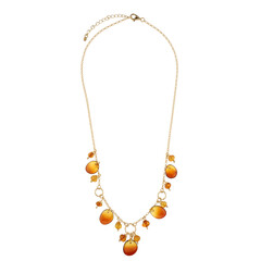 Collar en plata con Ámbar del Báltico amanecer