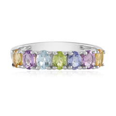 Anillo en plata con Amatista