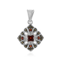 Colgante en plata con Granate de Mozambique