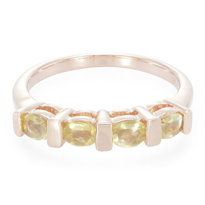 Anillo en plata con Piedra de sol brillo lunar