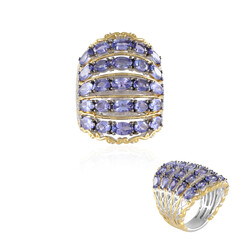Anillo en plata con Tanzanita (Gems en Vogue)