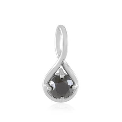 Colgante en oro con Diamante negro
