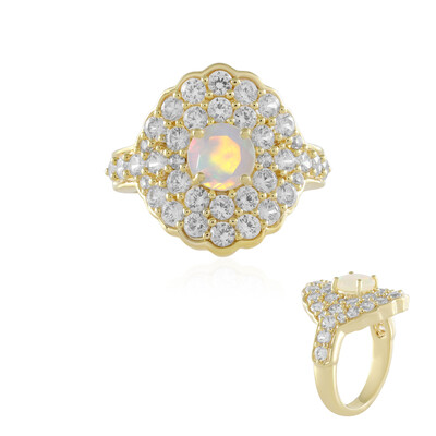 Anillo en plata con Ópalo de Welo