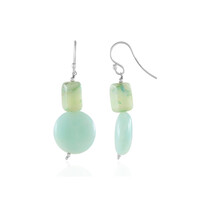 Pendientes en plata con Ópalo de Perú
