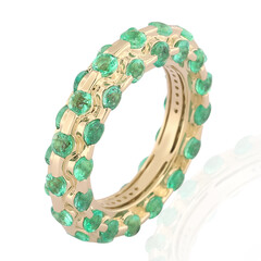 Anillo en oro con Esmeralda de Colombia (de Melo)