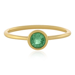 Anillo en oro con Esmeralda de Etiopía