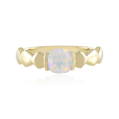 Anillo en oro con Ópalo de Welo (de Melo)