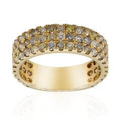 Anillo en oro con Diamante fancy SI2 (CIRARI)