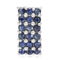 Colgante en plata con Zafiro azul