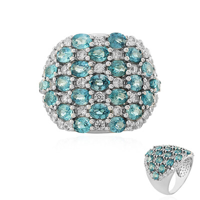 Anillo en plata con Zircón de Ratanak Kirí