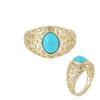 Anillo en oro con Turquesa bella durmiente (Ornaments by de Melo)