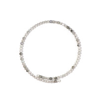 Brazalete en acero con Zircón (Riya)