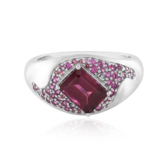 Anillo en plata con Rodolita (de Melo)