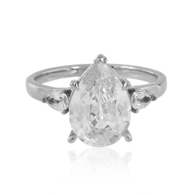 Anillo en platino con Zircón de Preah Vihear (de Melo)